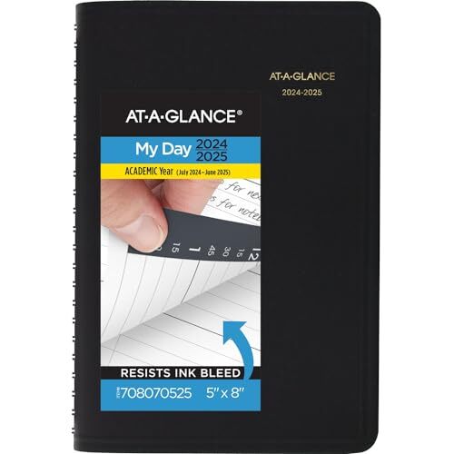 2024-2025 Academic Daily Planner, 5x8 Appointment Book, New Edition-image