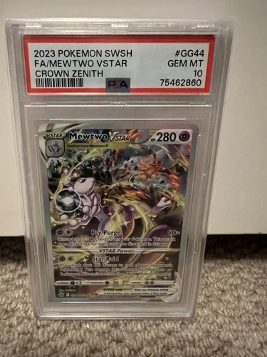 PSA 10 Mewtwo VSTAR GG44/GG70 Crown Zenith GEM MINT Pokemon TCG