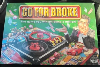 Parker Games Go For Broke Brettspiel 2004 Vintage Classic Board Game Sealed