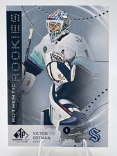 2025-26 SP Game Used Authentic Rookies Victor Ostman Seattle Kraken #AR-VO