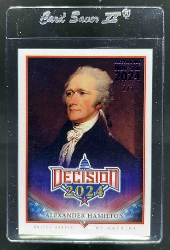2024 Decision Alexander Hamilton Purple Stamped #2/2
