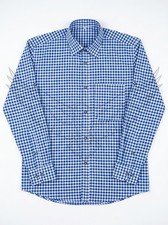 Bavarian Shirt Blue Oktoberfest Costume German Outfit Formal Dress Shirt for Men