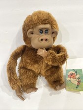 VTG NOS Russ Berrie Rutherford III Plush Monkey Doll Stuffed Animal Sucks Thumb