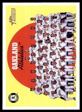 Athletics 2008 Topps Heritage #172 Athletics MLB READ FREE SHIPPING AutographDen