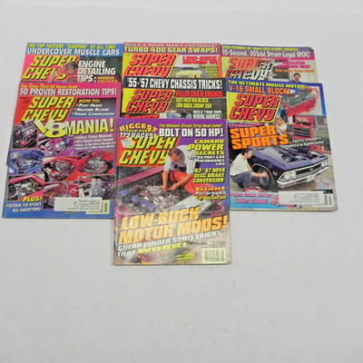 1994 SUPER CHEVY MAGAZINE LOT OF 7 ISSUES HOT RODS DRAG RACING PERFORMANCE