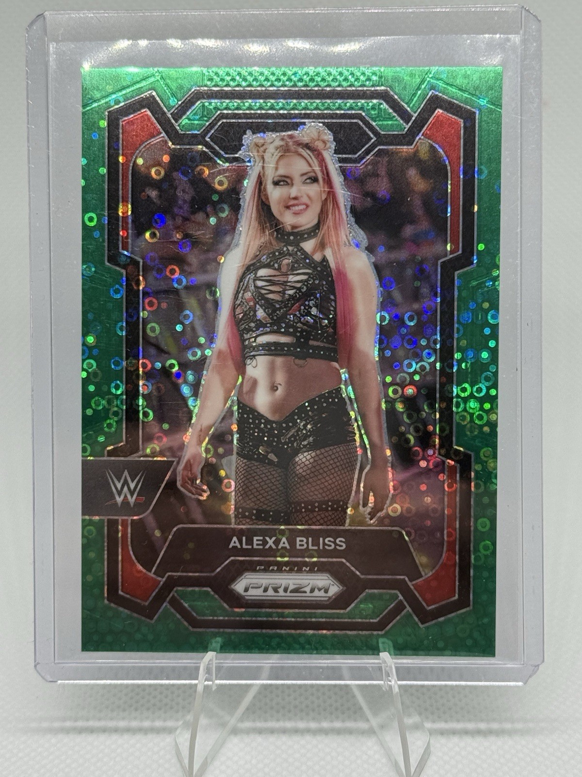 ALEXA BLISS 2024 Panini Prizm WWE - Green Disco 4/49