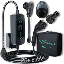 40A Level 2 Portable EV Charger 25ft NEMA 14-50