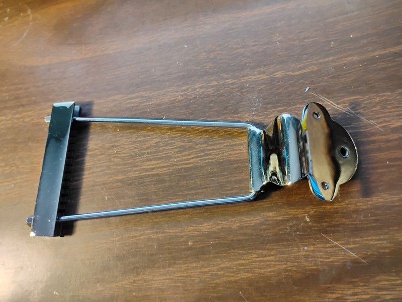 1960s Gibson 335-12 String tailpiece luthier part for restoration project 60s