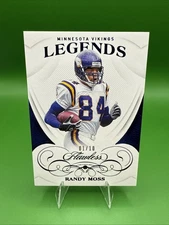 2019 Panini Flawless Randy Moss #88 Sapphire 1/10 Perfect Condition