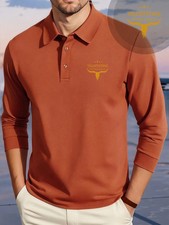 Yellow Stone Dutton Ranch Printed Men Polo Shirts Casual Fashion Shirt Business 