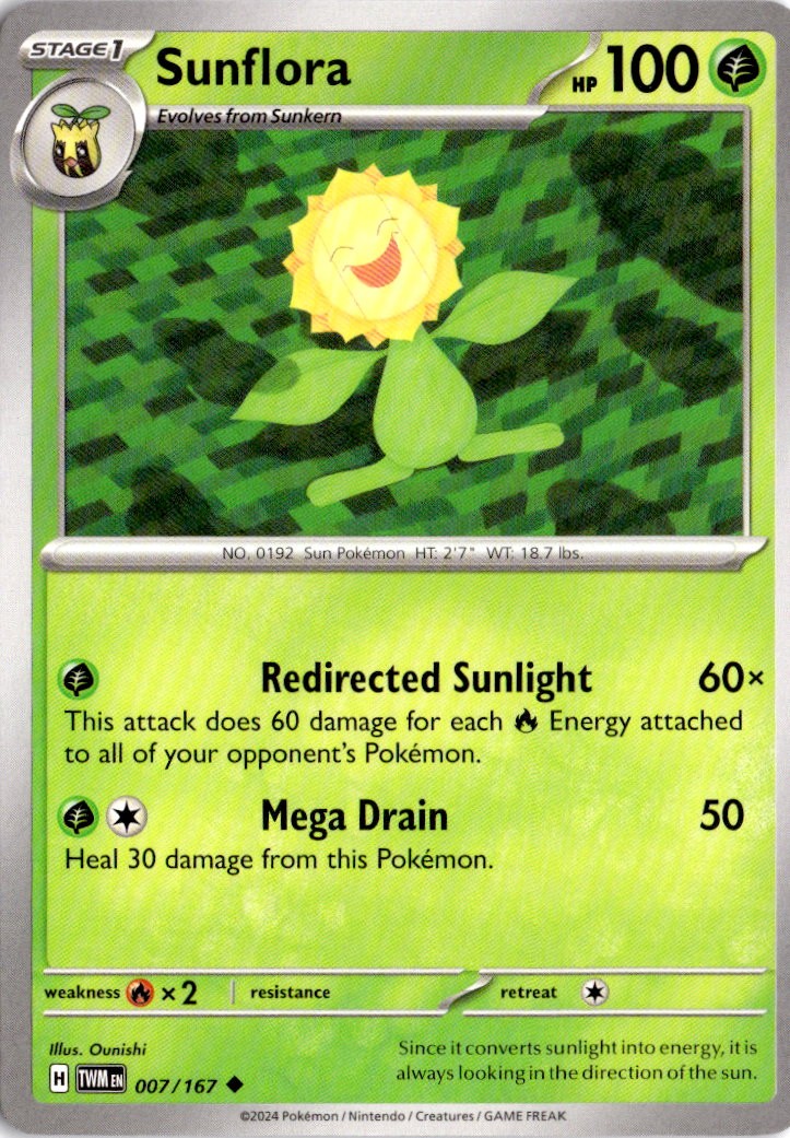 Sunflora 007/167 Twilight Masquerade NM