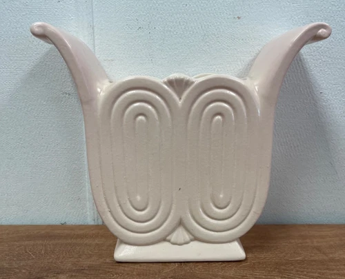 RED WING Pottery 7” Pink Glaze VASE #1168 Retro 1950s Made in the USA