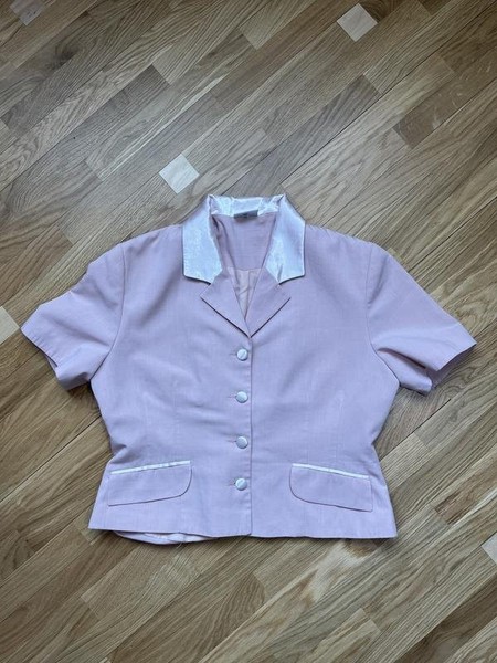 Women New Look Jacket Pink Viscose L