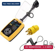 New Generation RV Surge Protector 30 Amp 50 Amp with Waterproof Cover Camper Ant
