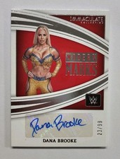 DANA BROOKE - 2022 Panini Immaculate WWE Modern Marks AUTO /99