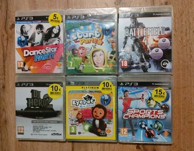 Lot 6 Jeux PS3 / Playstation 3 / Neufs sous Blisters - Photo 1/2
