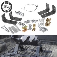 For Reese 30035 58058 Fifth Wheel Mounting Rail Kit Trailer Hitch Mount Steel