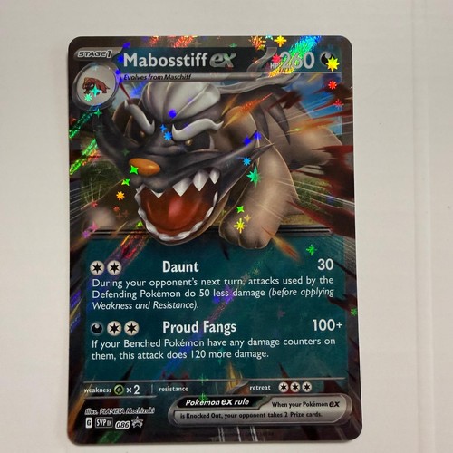 Mabosstiff ex 086 Holo Promo Scarlet & Violet Promo Pokemon Near Mint
