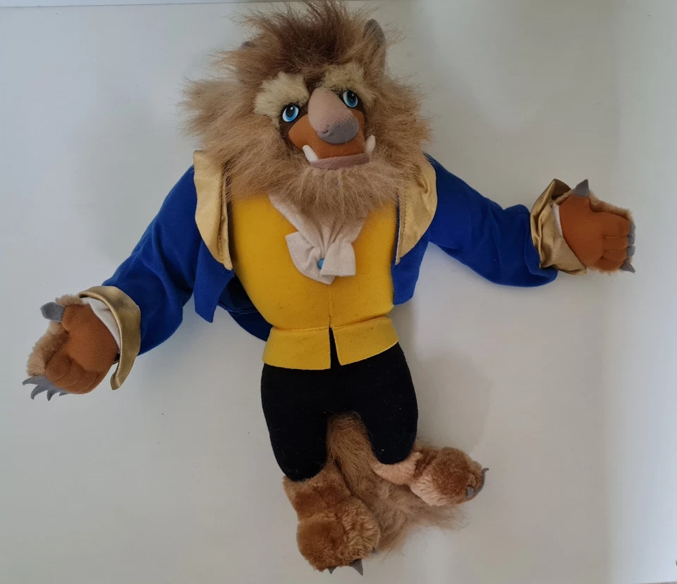 Plüschfigur Vintage Disney Bestie Beast aus "Die Schöne und das Biest" - Bild 1 von 4
