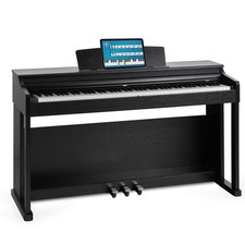 Piano Digitale con 88 Tasti Pesati Pianoforte Tastiera USB Klavier 8 Suoni Nero