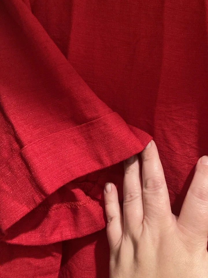 Vestido Chaqueta Dana Kay Rojo 18W Acetato y Rayón Foto 3 de 4