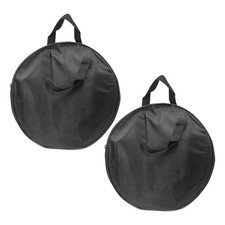 2Pcs Dumb Drum Practice Pad Bag - Waterproof 12 Inch Drum Pad Protective