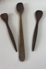 3 Ustensile de cuisine ancien Grande Cuillère en bois Collection Déco Cuisine