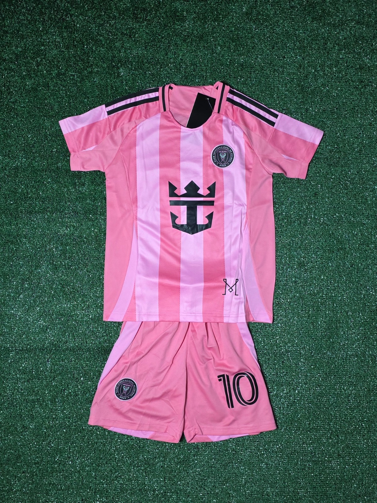 Youth Sizes/ Adult Sizes/ Messi 10 Home Jersey Set