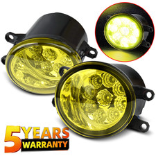 for VW Karmann Ghia Typ 34 Set HELLA Fog Light Lenses Yellow Glass