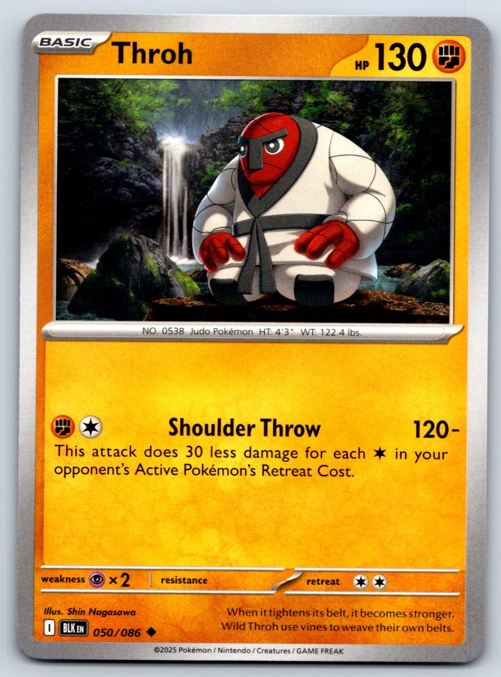 Throh - SV: Black Bolt 050/086 Pokemon Card NM