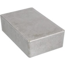 1PC HAMMOND MFG 1590D Enclosure,Box-Lid,Aluminum,Diecast,Natural,7.402x4.72