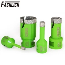 6mm+10mm+20mm+35mm Diamond Core Drill Bits Hole Saw for Drilling Granite Marble