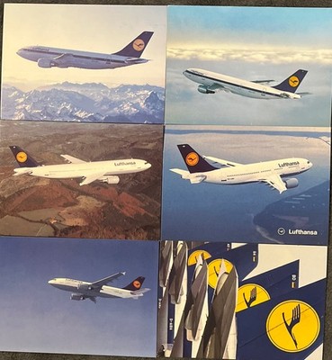Lufthansa Vintage Postcards Postcards Photo Postcard Airbus A310 / A300