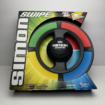 #ad New Simon Swipe Game 2014 Hasbro A8766 Electronic Light Up Interactive $22.50