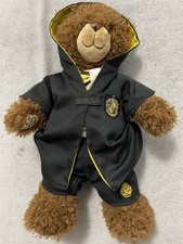 Build A Bear Harry Potter Hufflepuff Black Robe Costume Outfit Hogwarts BAB