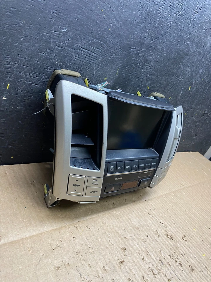 Lexus RX400H 2007 a 2009 radio navegación pantalla climatización OEM V1580 DG Foto 2 de 4
