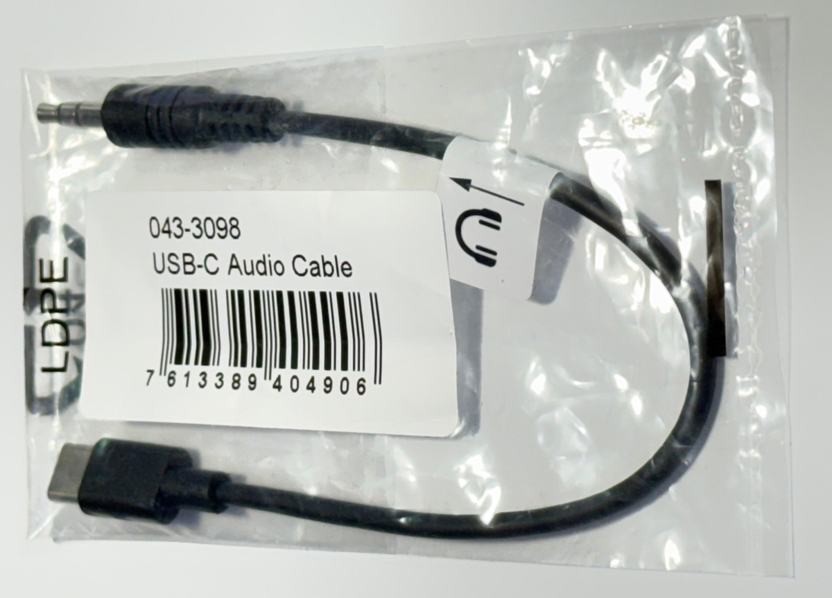 Phonak Roger Audio Cable USB-C to 3.5mm 10