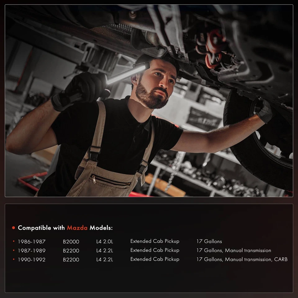 Tanque de combustible de acero galvanizado de 17 galones para Mazda B2000 86-87 B2200 87-92 con junta tórica Foto 3 de 4