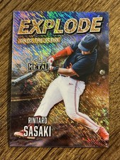 2026 Leaf Metal Explode Onto The Scene Base Rintaro Sasaki Gold Shimmer #EB-28