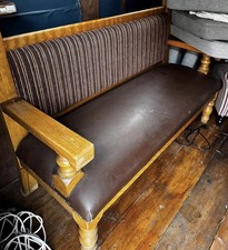 Wooden Bench for Pub, Garden, Cafe, Patio, Events Indoor Outdoor Furniture