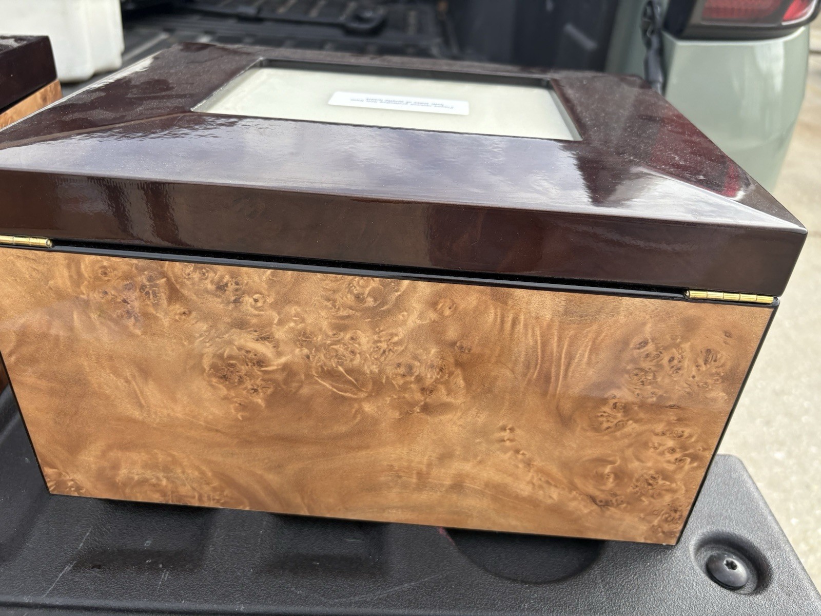 Complete Pre-need Memorial for Cremation kit Wood Memory Box