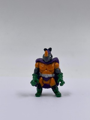 Rare&VTG 1994 Mini Micro TMNT Sewer Heroes Rhinoman 1'' Action Figure