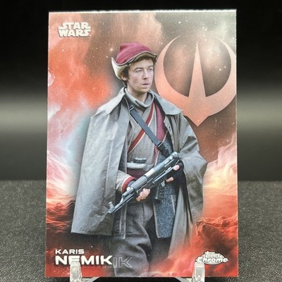 Karis Nemik 68 2025 Topps Chrome Star Wars Card