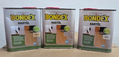 BONDEX Hartöl (750ml) für Holz Möbel Holzdielen Holzschutz  [Farbe wählbar]