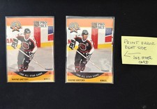 1990-91 Pro Set - Wayne Gretzky #340 - RARE!Printing Error Card (serious buyer)