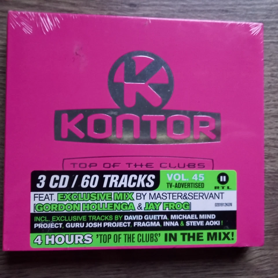 KONTOR Top Of The Clubs Vol. 45 - 3CDs-NEU-OVP