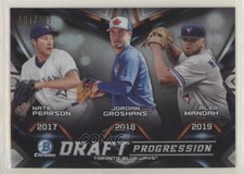 2019 Bowman Draft Chrome Progression Refractor Nate Pearson Jordan Groshans y8h