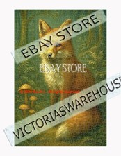 1000 piece jigsaw puzzle Fox Totem Nature forest wildlife