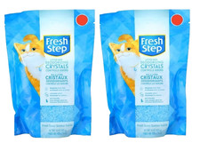 2 Pack Fresh Step Scented Litter Crystals, 15-oz. Resealable Bag