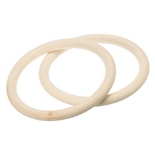 2 Pcs 170 Mm/6.7 Inch Wooden Ring for Crafting, Natural Wood Ring without Paint